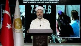 Diyanet İşleri Başkanı Erbaş: 'Hocalarım, yaralı gönüllere merhem olmak için pervane oldunuz'