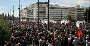 Yunan polisi: Protestolara 50 binden fazla kişi katıldı