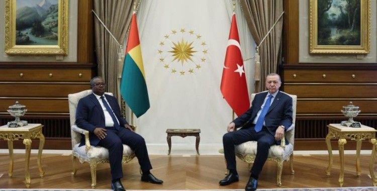 Cumhurbaşkanı Erdoğan, Gine Bissau Cumhurbaşkanı Embalo ile görüştü