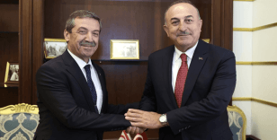 Dışişleri Bakanı Çavuşoğlu, KKTC'li mevkidaşı Ertuğruloğlu ile görüştü
