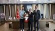 Antalyaspor’un yeni başkanı Sabri Gülel’den Başkan Böcek’e ziyaret
