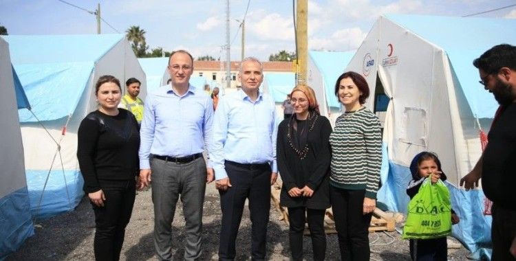 Başkan Örki deprem bölgesinde
