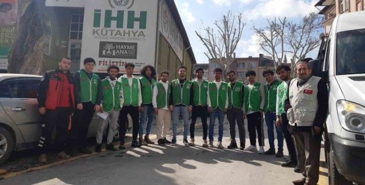 Kütahya İHH’dan deprem bölgesine 15 kişilik acil yardım ekibi
