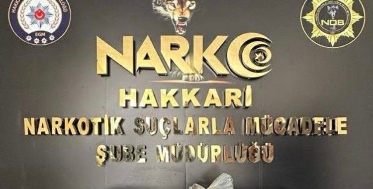 Hakkari’de afyon sakızı ele geçirildi
