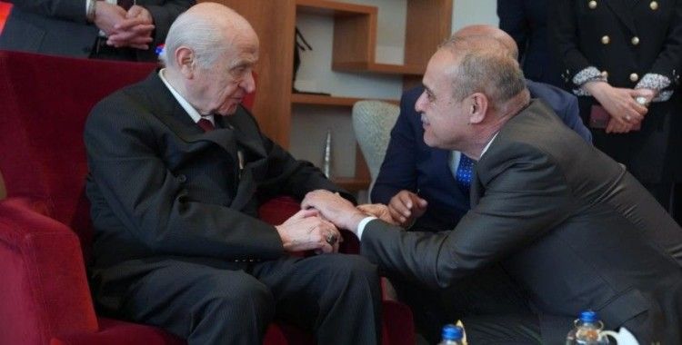 MHP Lideri Bahçeli, Ortaca Belediyesini ziyaret etti