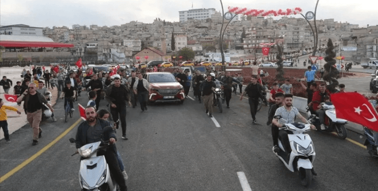 Gaziantep'te açılışı yapılan Boğaziçi Bulvarı'nın test sürüşü Togg ile yapıldı