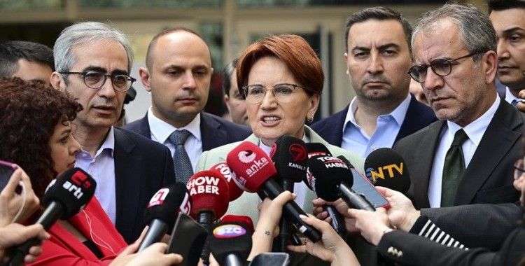 Akşener: Aziz milletin vereceği karar bizlerin başımızın üstündedir