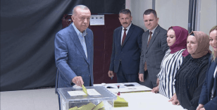 Cumhurbaşkanı Erdoğan'ın oy kullandığı sandıkta sayım tamamlandı