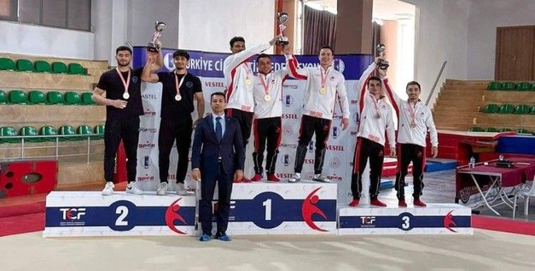 Kayseri ekibi Jimnastikte Türkiye ikincisi oldu
