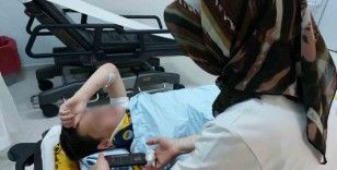Kazada yaralanan çocuğun hastanedeki ilginç talebi
