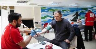 Erciyes A.Ş. personelinden Kızılay’a kan desteği
