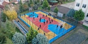 120 okula basketbol ve voleybol sahası yapılacak
