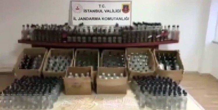 İstanbul'da sahte içki operasyonu: 3,6 ton sahte içki ele geçirildi