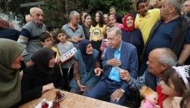 Cumhurbaşkanı Erdoğan eski komşusunu ziyaret etti