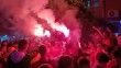 Türkeli’de Galatasaray taraftarları şampiyonluğu kutladı
