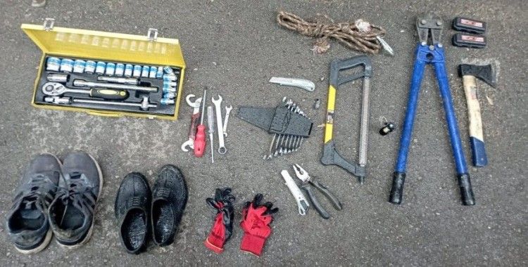 Aşkale’de kablo hırsızları yakalandı
