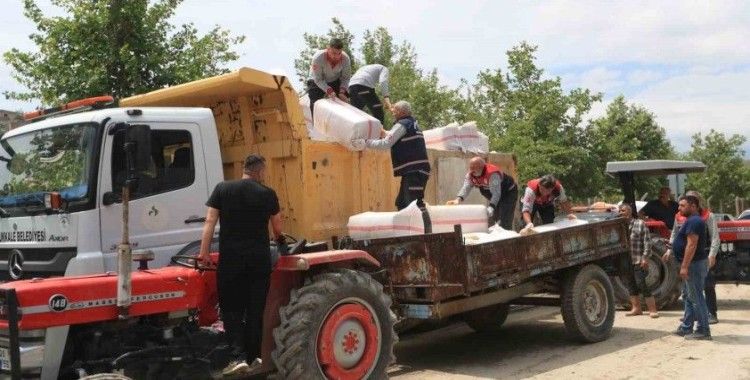 Pamukkale Belediyesinden Goncalılı afetzedelere destek
