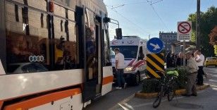 Tramvay kazası şehir içi ulaşımı aksattı
