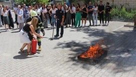 Aile ve Sosyal Hizmetler Muğla İl Müdürlüğü personellerine yangın eğitimi verildi
