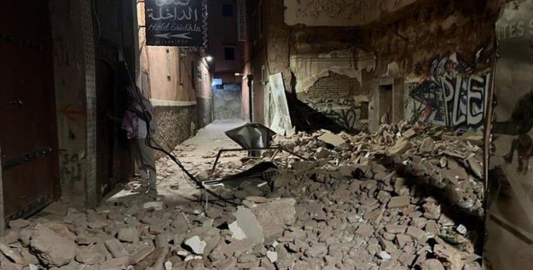 Fas'taki deprem felaketinde can kaybı 2 bin 12'ye, yaralı sayısı 2 bin 59'a yükseldi