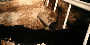 Bodrum'da içme suyu isale hattında patlama