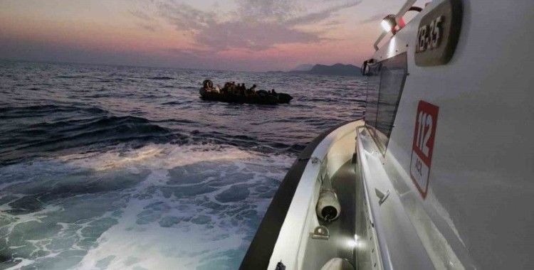 Datça’da 34 düzensiz göçmen kurtarıldı
