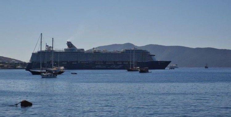 Dev gemi, yeniden Bodrum'da