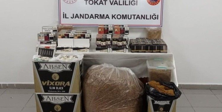 Tokat'ta binlerce adet doldurulmuş makaron ele geçirildi