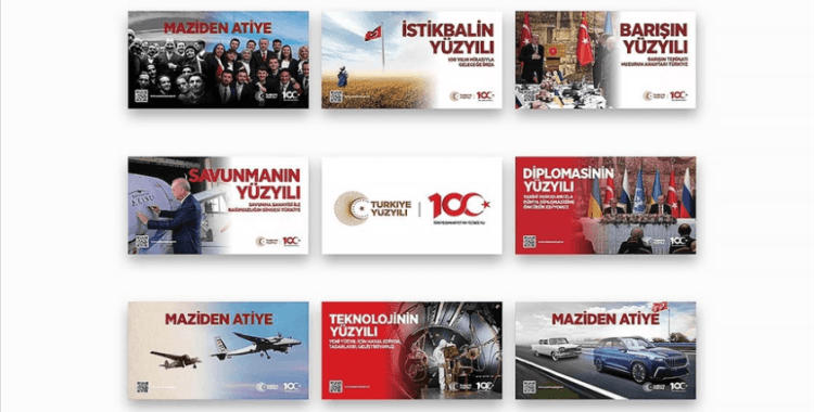 Cumhurbaşkanlığı İletişim Başkanlığından, Cumhuriyet'in 100'üncü yaşına özel internet sitesi