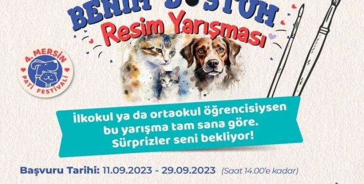 Patili dostlar çocukların hayal gücüyle resmedilecek
