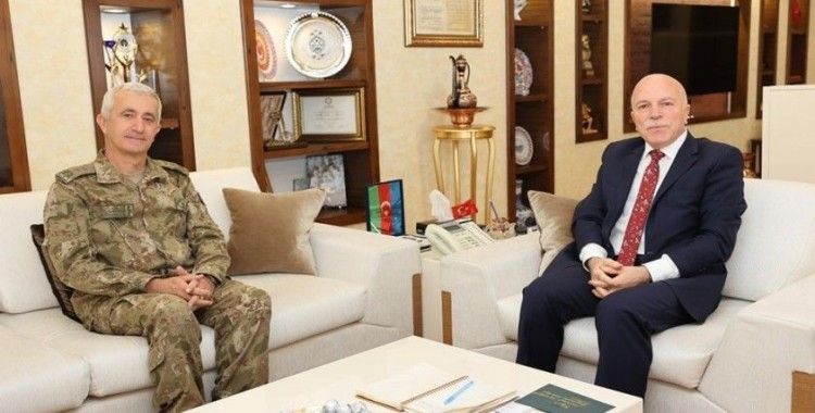 Tümgeneral Tevfik Algan’dan Başkan Sekmen'e ziyaret