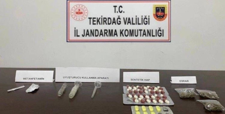 Tekirdağ'da uyuşturucu operasyonu: 5 gözaltı