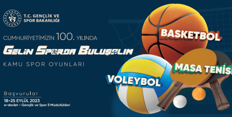 Kamu personelleri spor oyunlarında buluşacak
