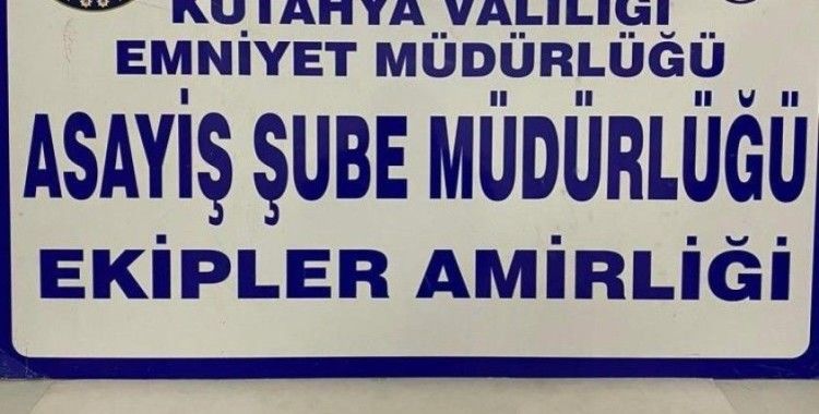 Kütahya’da mala karşı önleyici hırsızlık uygulaması
