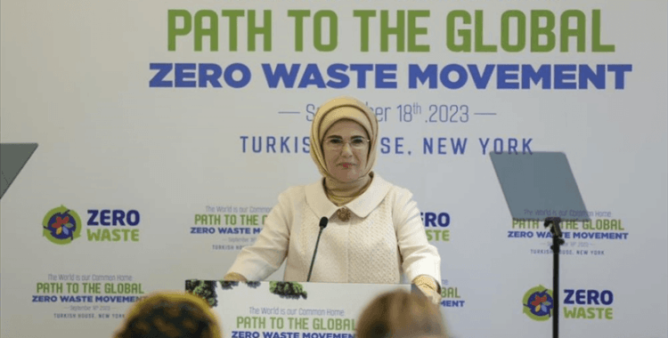 Emine Erdoğan'dan tüm dünyaya "sıfır atık gönüllüsü" olmaya davet