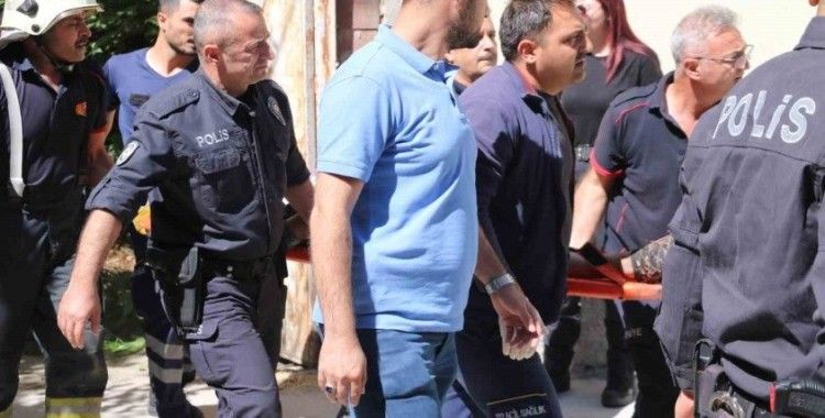 Polise yakalanmak yerine intihara teşebbüs etti
