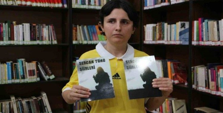 Görme engelli genç kadın duygularını dizelere döküyor
