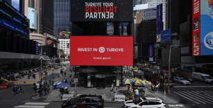 Times Meydanı'ndaki dijital panolarda 'Invest in Türkiye' mesajı yayımlandı