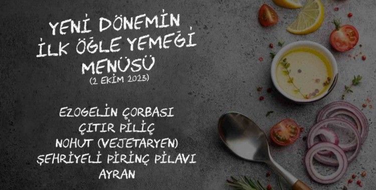 Öğrenciler yeni akademik yılın ilk menüsünü belirledi
