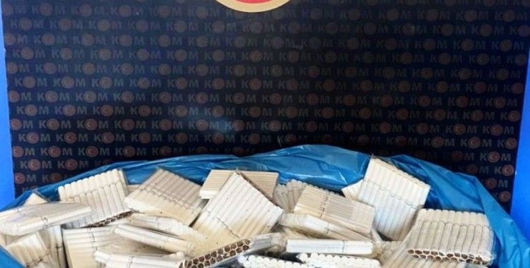 Kırıkkale’de kaçak tütün operasyonu: 4 bin 100 adet makaron ele geçirildi
