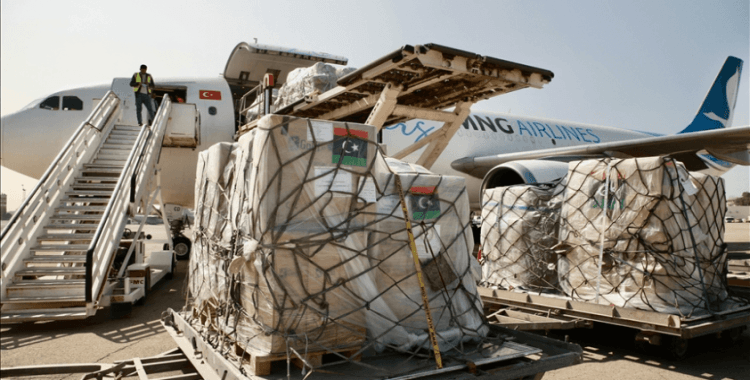 Libya Ulusal Birlik Hükümeti: İnsani yardım amaçlı 24 ülkeden 59 uçak geldi