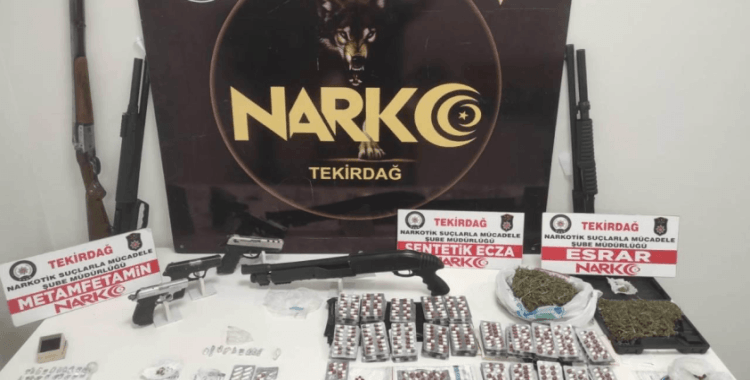 Tekirdağ'da uyuşturucu operasyonu: 9 gözaltı