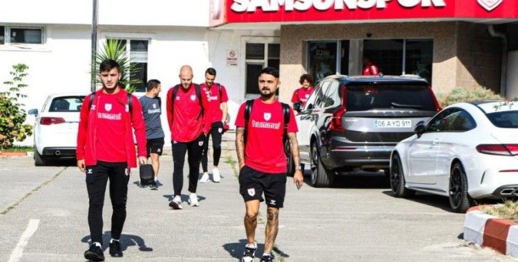 Samsunspor'un, Antalya kafilesinde 5 futbolcu yer almadı
