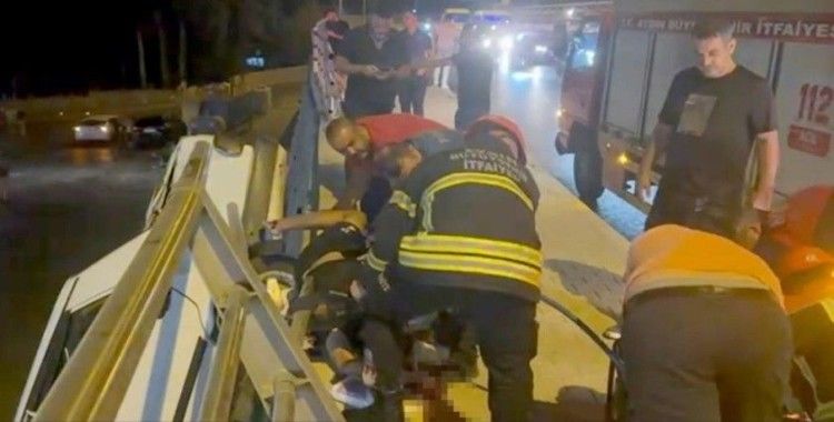 Vücuduna saplanan demir boruyla hastaneye kaldırılan sürücü hayatını kaybetti
