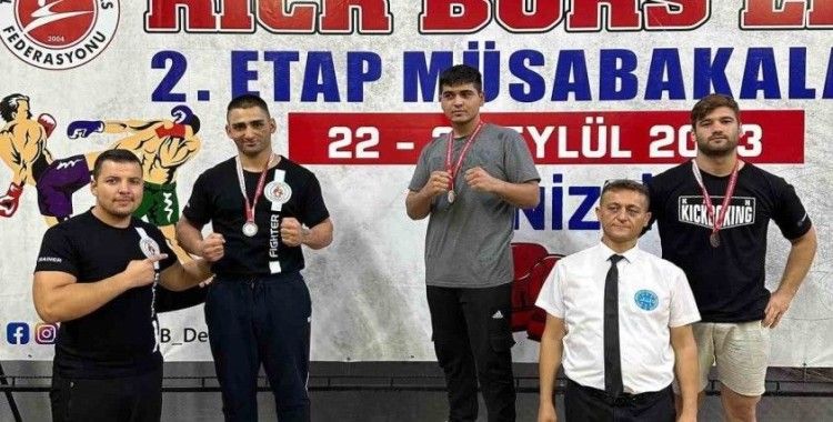 Kemerli kick boksçulardan 8 madalya
