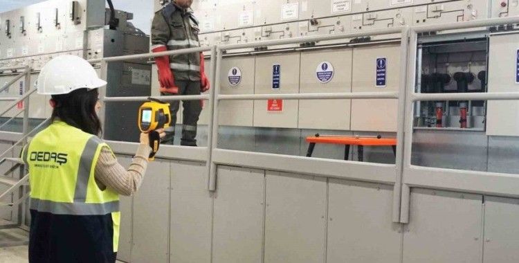 Enerji nakil hatları, trafolar ve saha dağıtım kutuları bakımdan geçti
