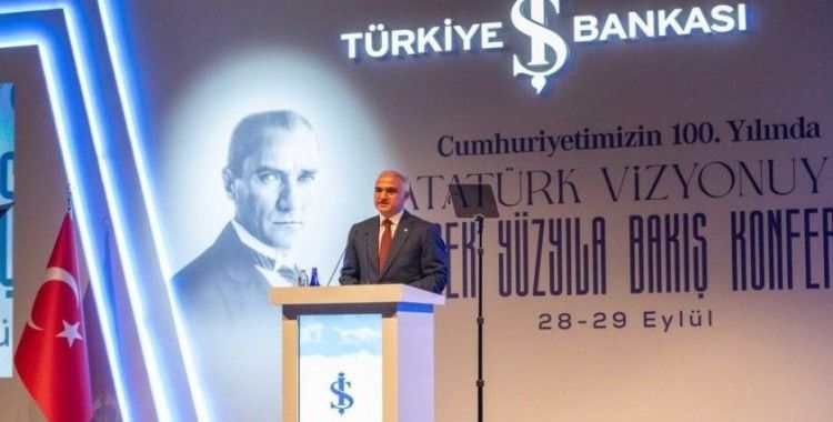 Kültür ve Turizm Bakanı Ersoy, ’Atatürk Vizyonuyla Gelecek Yüzyıla Bakış Konferansı’nda konuştu
