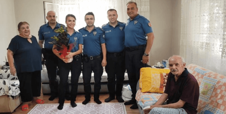 Polisin yardım eliyle hayata tutunan Bahri amca ekiplere teşekkür etti