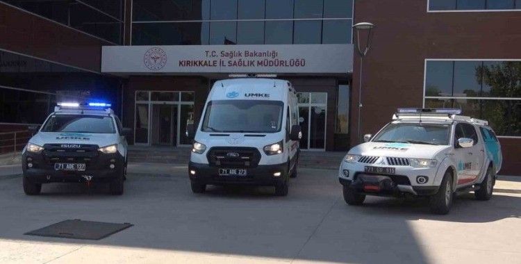 Kırıkkale’ye tam donanımlı iki adet UMKE aracı tahsis edildi
