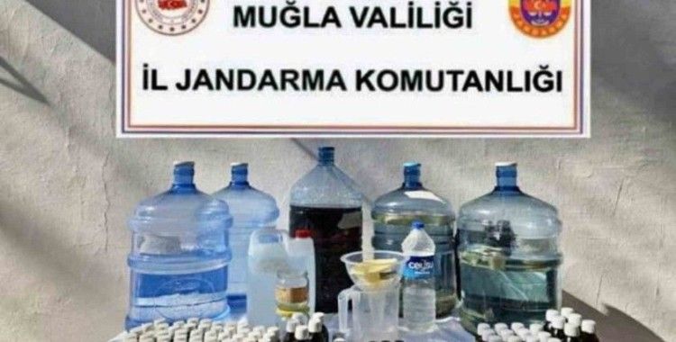 Marmaris’te sahte ve kaçak alkol operasyonu
